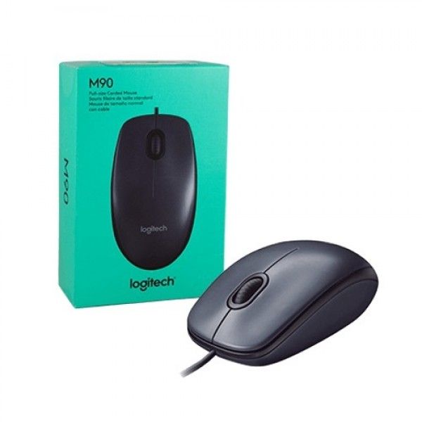 Logitech M90 USB Mouse | Black