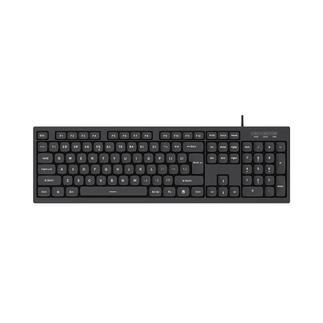 Amaze Probus Super Smooth Ergonomic Wired Keyboard | A732