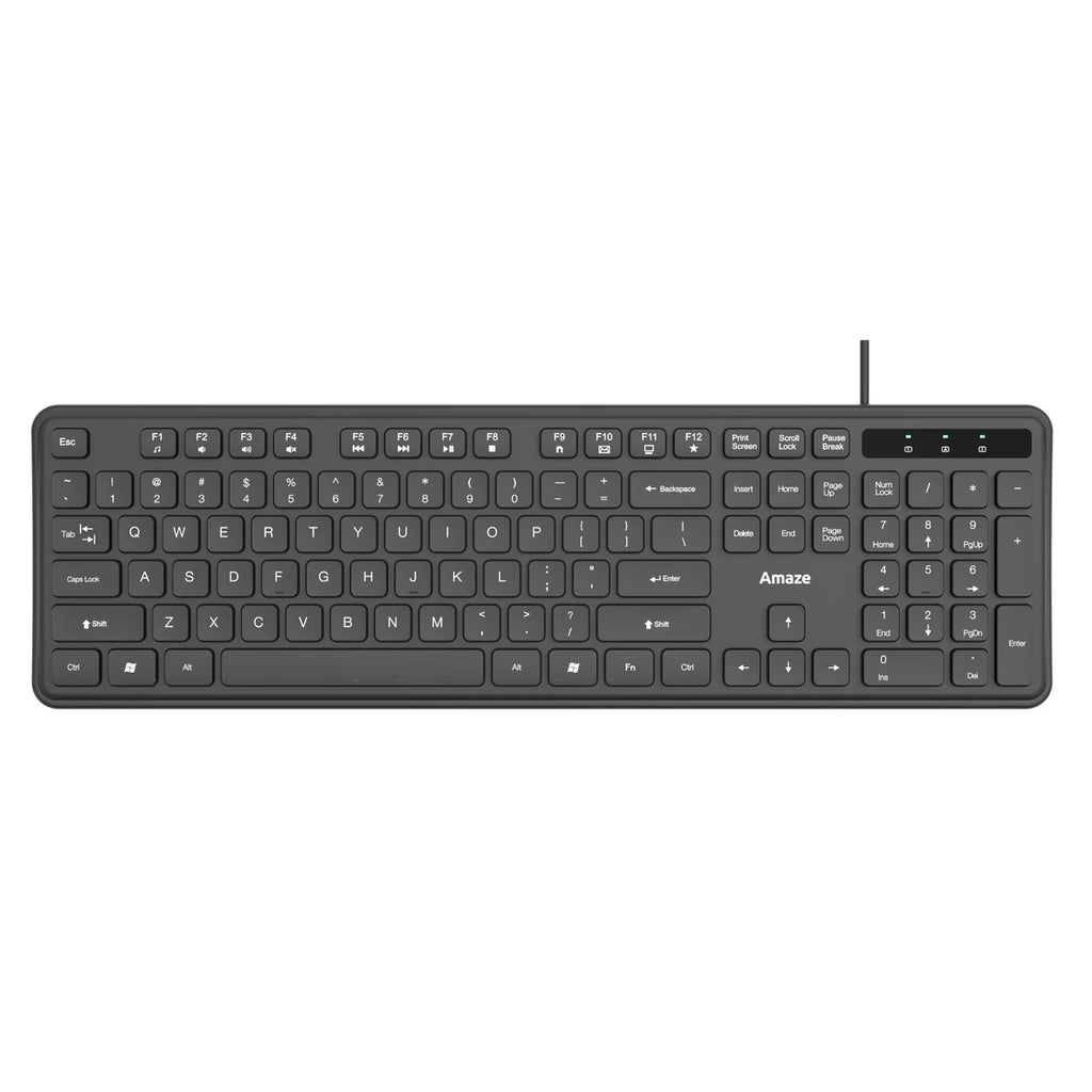 Amaze Probus Super Silent Chocolate Keys Wired Keyboard | A734