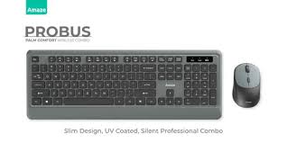 Amaze Probus Palm Comfort Wireless Keyboard & Mouse Combo | A745