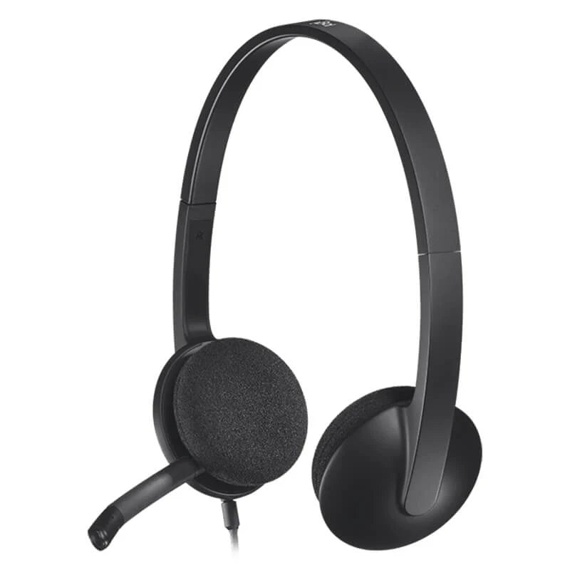 Logitech H340 USB Headset with Noise-Cancelling Mic