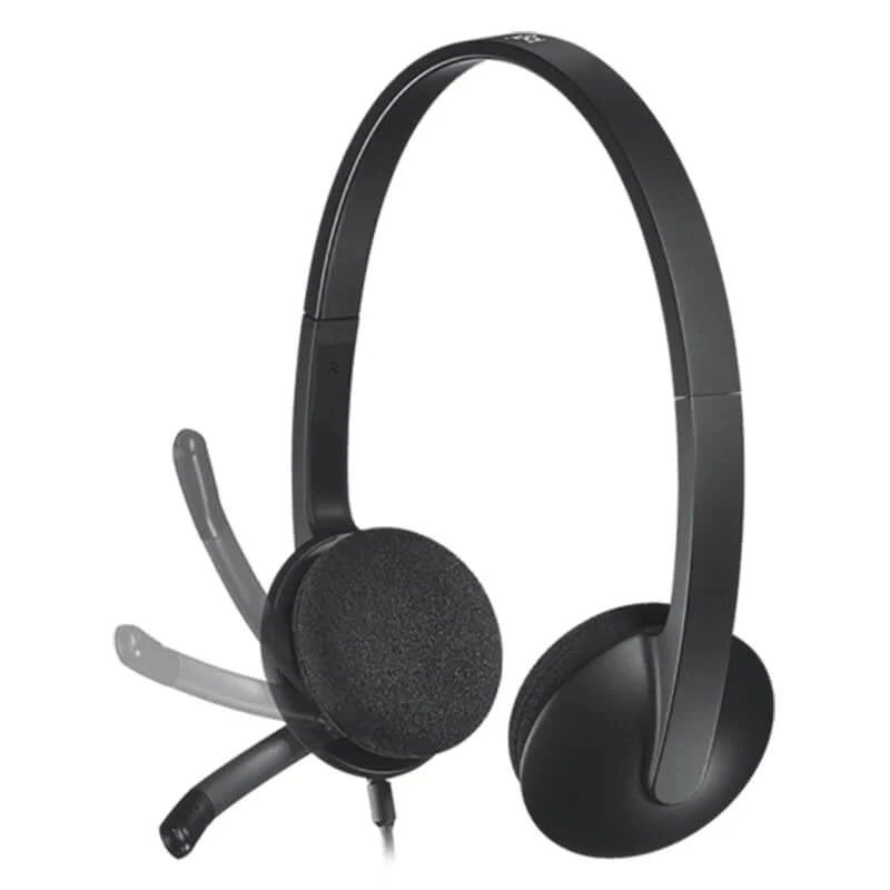 Logitech H340 USB Headset with Noise-Cancelling Mic