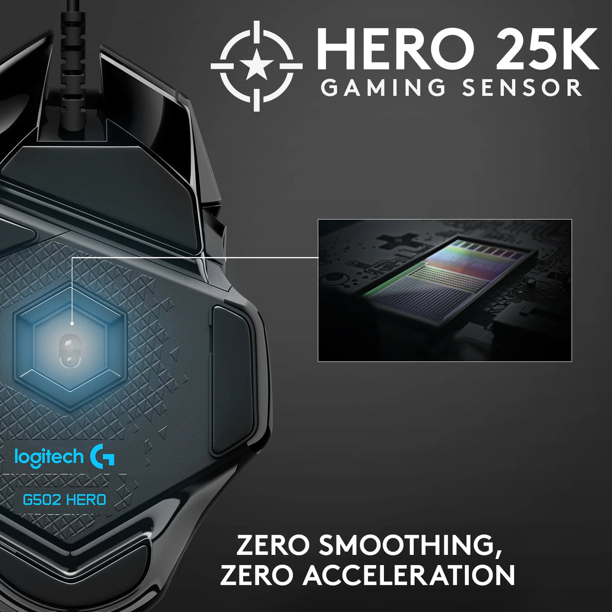 Logitech G502 HERO High Performance Gaming Mouse
