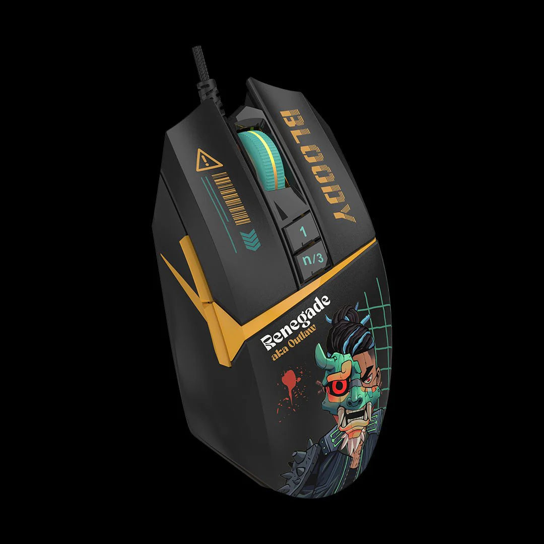 Bloody W63 Max Savage Impact RGB Gaming Mouse